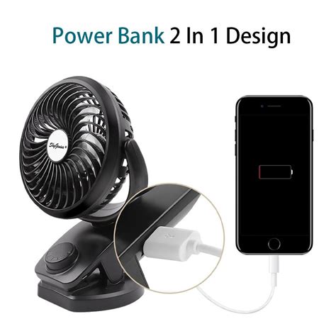 Skygenius F130 Battery Operated Clip On Mini Desk Fan Skygenius Online