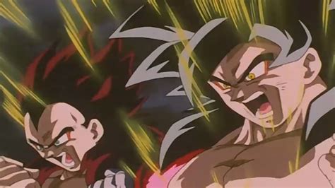 Goku And Vegeta Ssj4 Vs Omega Shenron Dragon Ball Gt Amv Youtube