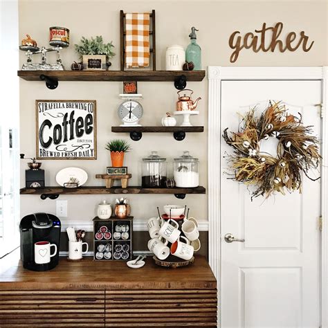 Fall Decor Ideas For The Home Coffee Bar