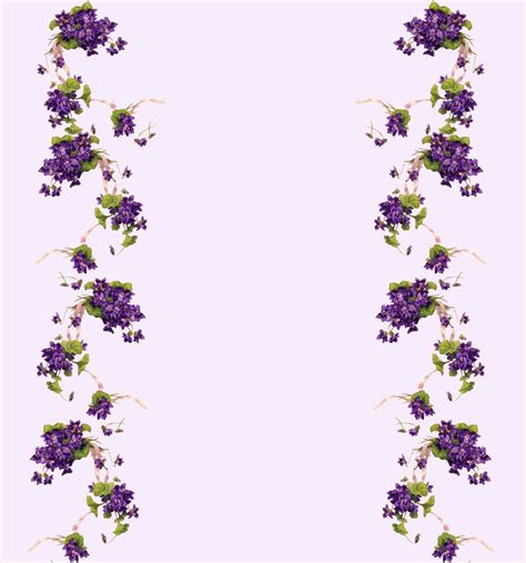 The Artzee Blog: 12 x 12 Inch Vintage Violet Border Printable