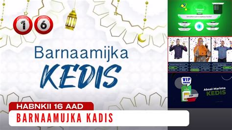 Barnaamijka Kedis Ee Shirkadda Telesom 2024 Habeenkii 16 Aad YouTube