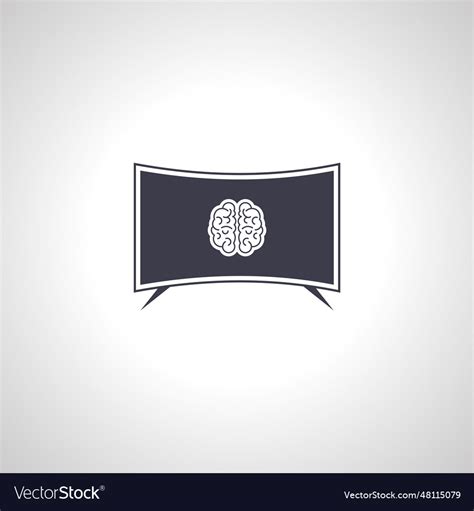 Smart tv isolated icon smart tv isolated icon Vector Image