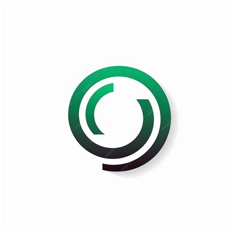green white circle logo 5