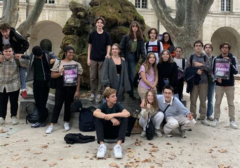 Avignon Loption cinéma du lycée Pasteur explore le Parcours de lArt