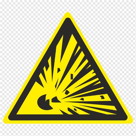 Hazard Explosive Material Warning Sign Explosion, Explosion