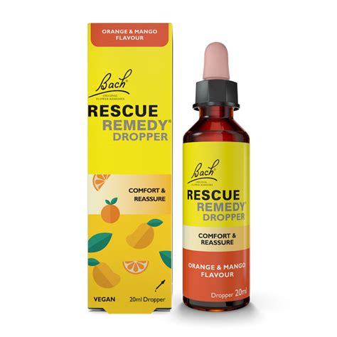 Quinfica Rescue Remedy Gotas Sabor Naranja Y Mango