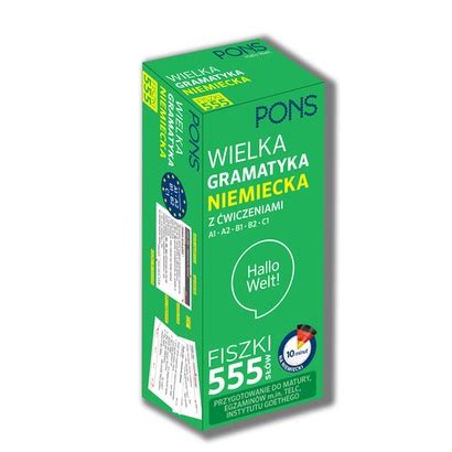 Fiszki Wielka Gramatyka Niemiecka Pons Poziom A C Wydanie