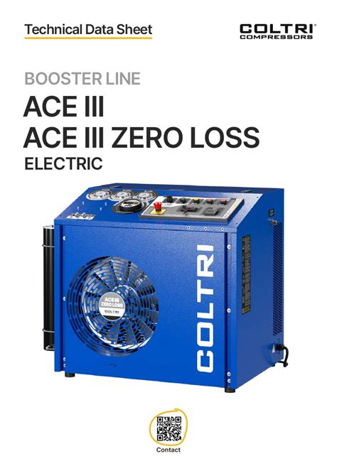 Tds Ace Iii Ace Iii Zero Loss Coltri Compressors