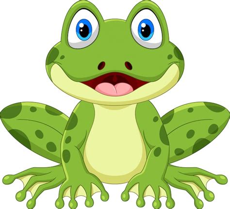 Premium Vector Cute Frog Cartoon