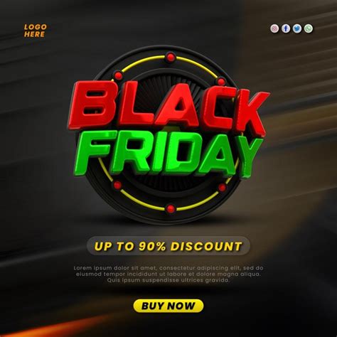 Premium Psd Black Friday Sale 3d Text Style Effect Label Design Black Friday 3d Stamp 3d