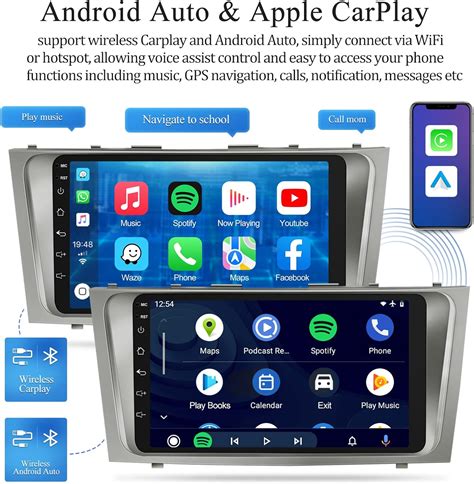 NHOPEEW 2 GB 32 GB Radio Android 13 Camry Con Apple Carplay Y Android