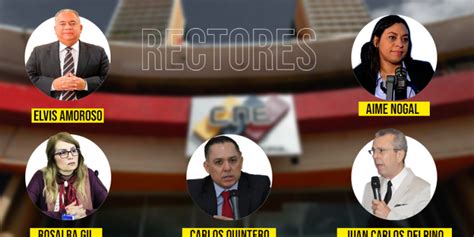 Conozca A Los Nuevos Rectores Principales Del CNE Designados Este Jueves