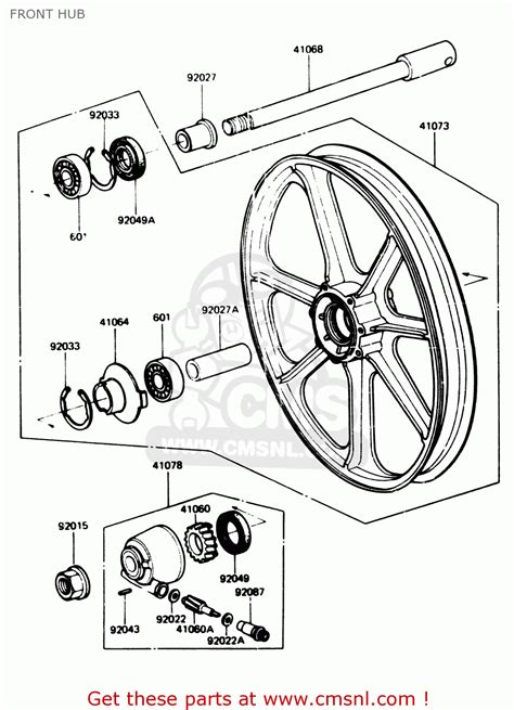 Kawasaki Z R Europe Uk Nr Front Hub Buy Original Front Hub