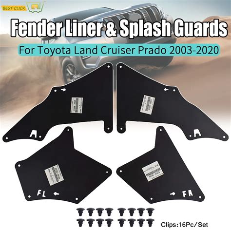 Protector Contra Salpicaduras Para Toyota Land Cruiser Prado J J