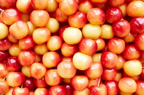 Premium Photo Golden Cherry Background