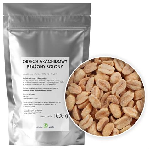 ORZECHY ZIEMNE SOLONE orzech ziemny prażone 1kg 11250782489 Allegro pl