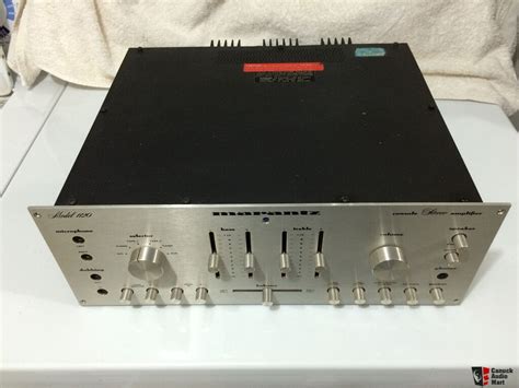 Vintage Marantz Integrated Stereo Amplifier With Wc Woodcase