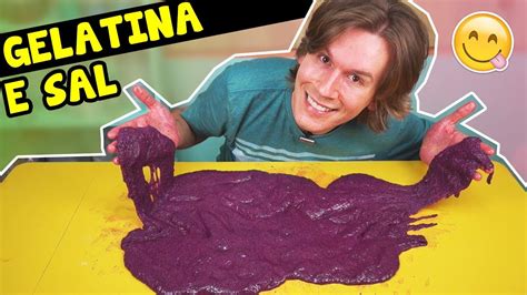 Fiz A Maior Slime Sem Cola Do Meu Canal Tio Lucas Youtube