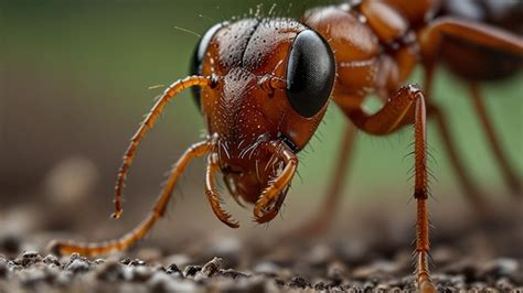 Closeup of an ant s mandibles | Premium AI-generated image