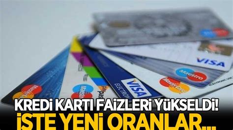 Kredi Kart Faizlerinde Yeni Oranlar Te Detaylar Habervakti