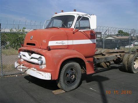 Photo 1955 Ford Coe C600 Truck And Chassis 195319541955195619571958 Ford Coe Album