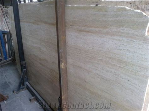 Cream Vein Cut Travertine Slabs Iran Beige Travertine From Iran