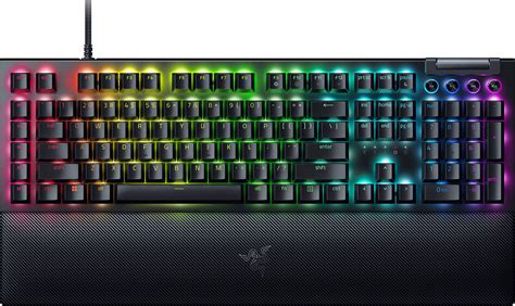 Razer – BlackWidow V4 Full Size Wired Mechanical Green Switch Gaming Keyboard with Chroma RGB ...