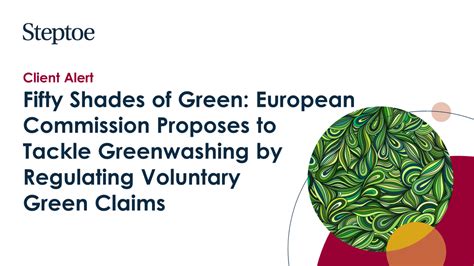 Fifty Shades Of Green European Commission Proposes To Tackle