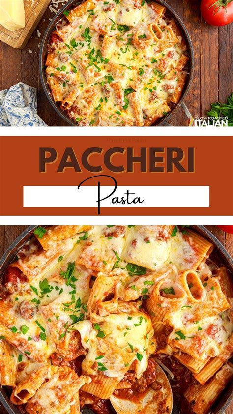 Paccheri pasta – Artofit