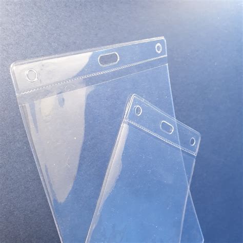 Clear PVC Pockets and Sleeves POC1 — Hang and Display