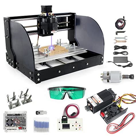 RATTMMOTOR 2 in 1 CNC 3018 Pro Max Fräsen Graviermaschine mit 5 5W