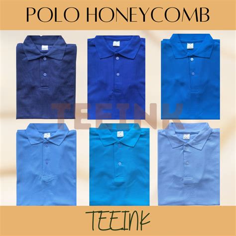 Polo Honeycomb Softex Southport Whistler Royal Blue Navy Blue