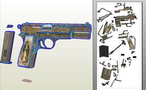 Papercraft Gun Templates Printable Word Searches Hot Sex Picture