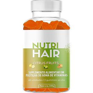 Nutri Hair Cabelo Pele Unha Gummies Suplemento Alimentar