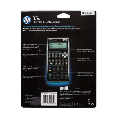 HP 35s Scientific Calculator