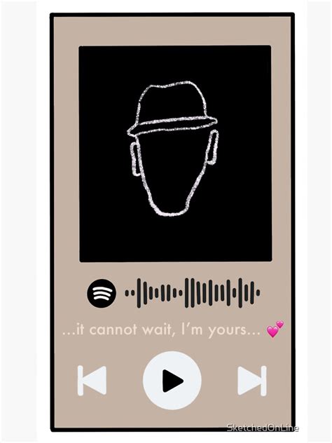 Custom Spotify Sticker Im Yours Jason Mraz With Code Sticker For