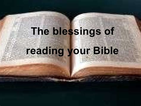 Blessings Of Reading God S Word