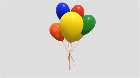 Balloons 3d Models Sketchfab