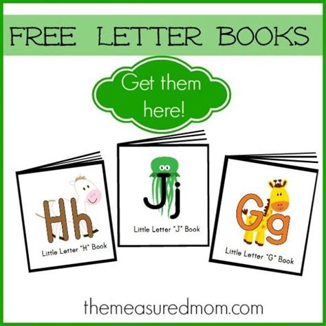 Little Letter Books The Measured Mom Book Letters Preschool Letters Alphabet Preschool