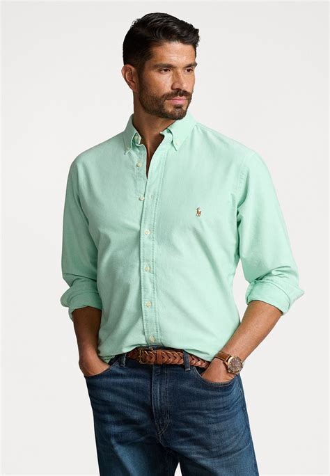 Polo Ralph Lauren Big And Tall The Iconic Oxford Hemd Classic Kelly Grün Zalando At