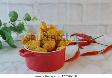 Basreng Indonesia Traditional Crispy Snack Made Stock Photo 1709902108