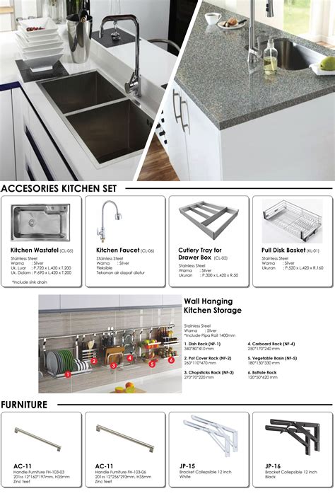 indonesia aksesoris kitchen set