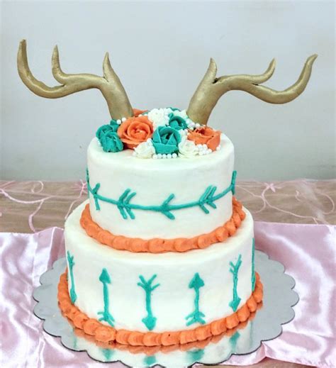 Gold Deer Antler Cake Cake Desserts Birthday Cake