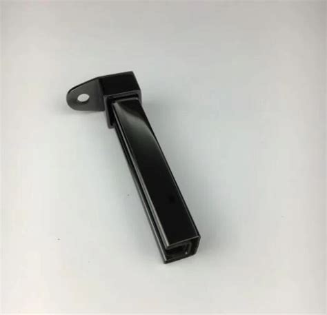 Stainless Steel U Shape Black Slotted Capping Hand Rail For Mm Glass