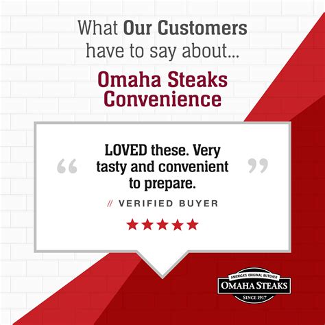 Omaha Steaks Reviews & Testimonials from Customers