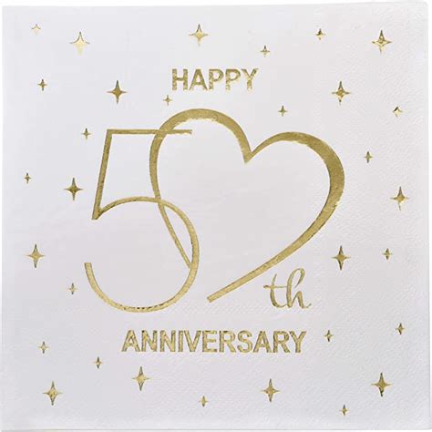 Amazon Gift Boutique Count Ply Happy Th Anniversary