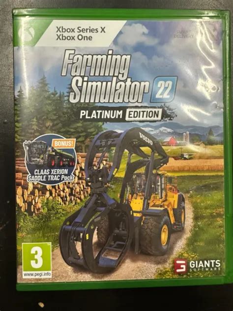 Farming Simulator 22 Platinum Edition Game Xbox One And Series X £34 95