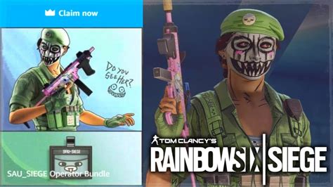 New Twitch Prime Bundle Out Now Sausiege Community Skin Rainbow Six Siege Crimson Heist