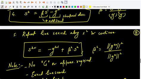 09 Conjugate Gradient Part 3 Of 3 Youtube