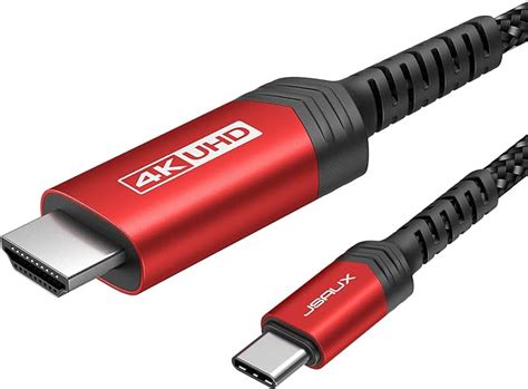 JSAUX USB C auf HDMI Kabel 1M USB Typ C zu HDMI Kabel für MacBook Pro